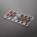Organizador de Óculos em Acrílico Transparente – 6 Compartimentos Premium